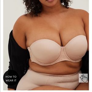 Torrid bra multiway strapless bra